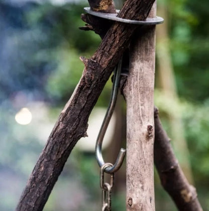 Hang Pot Rack: Outdoor Cooking