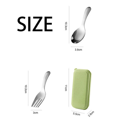 SteelDine™ : Durable Outdoor Spoon and Fork Set