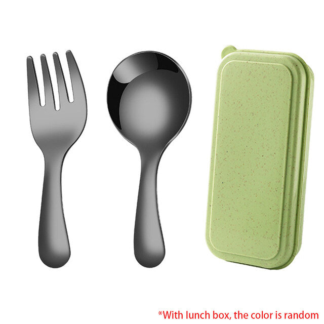 SteelDine™ : Durable Outdoor Spoon and Fork Set