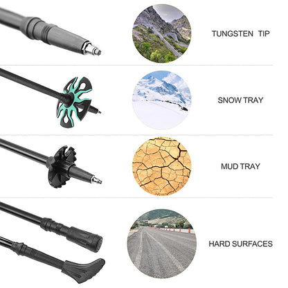 TREKKAI™  - Trekking Poles Carbon Fiber